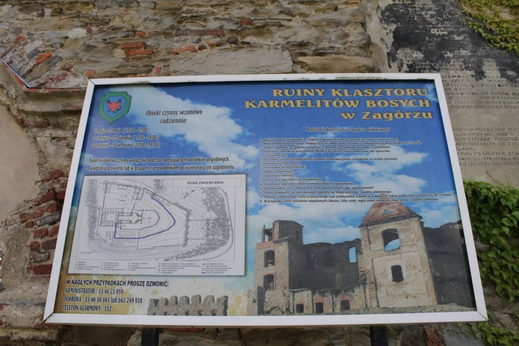 Ruiny klasztoru w Zagórzu