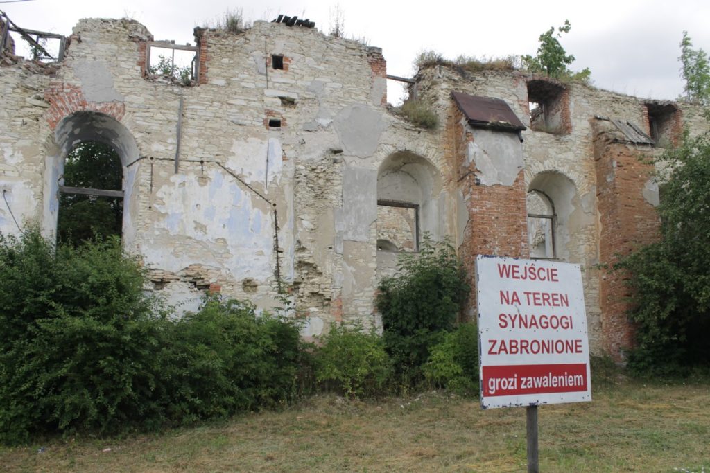 Ruiny synagogi w Wodzisławiu