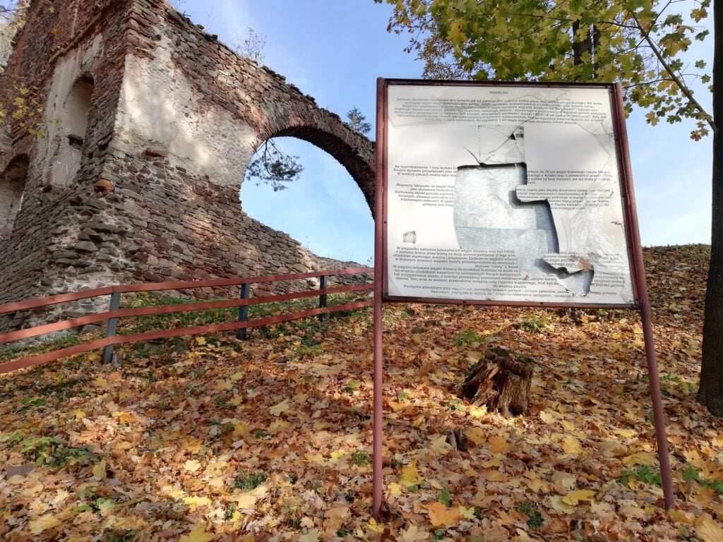 Ruiny zakładu wielkopiecowego w Bobrzy