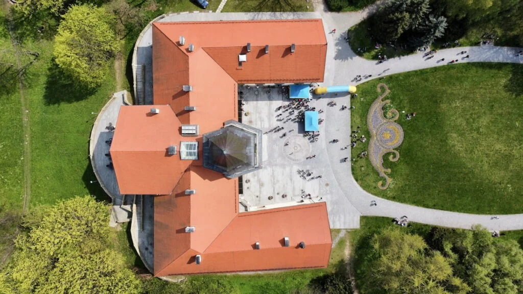 the castle in Dzików