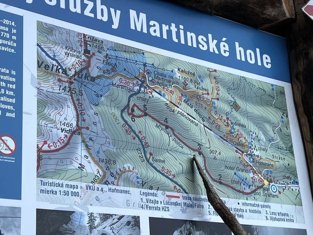 Via Ferrata HZS - plan