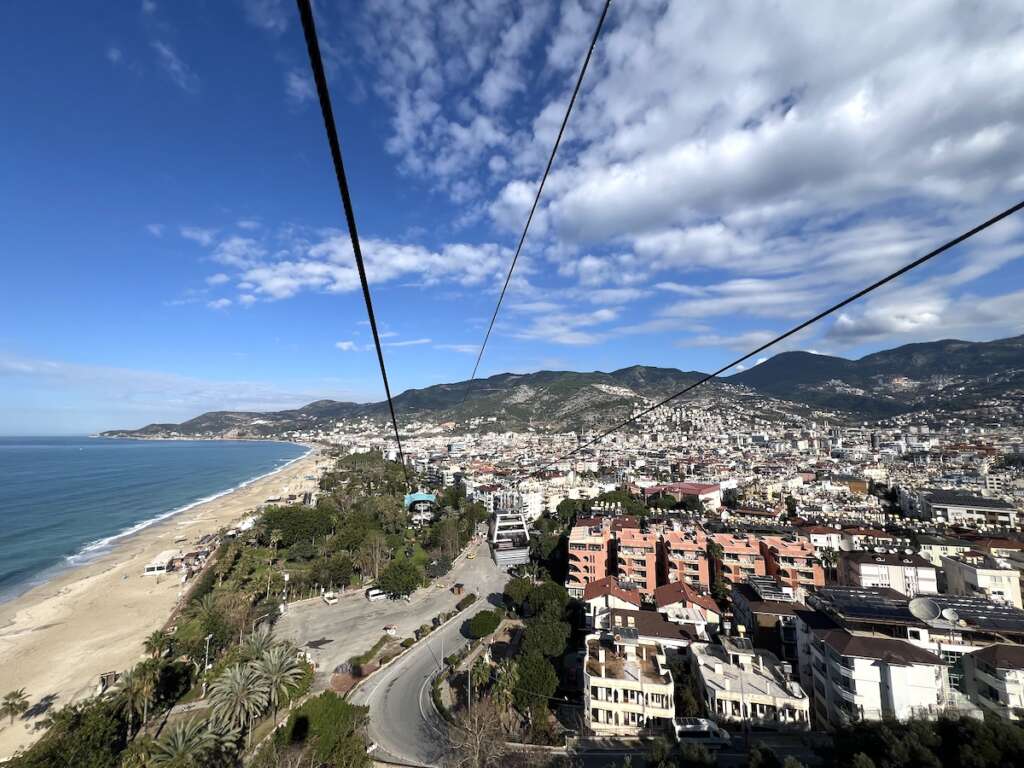 Alanya - widok z kolejki linowej