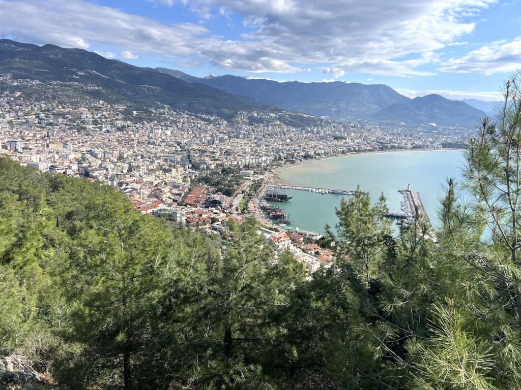 Alanya - widok z zamku